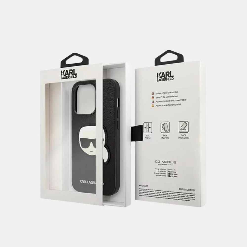 karl lagerfeld iphone14 promax telefontok fekete