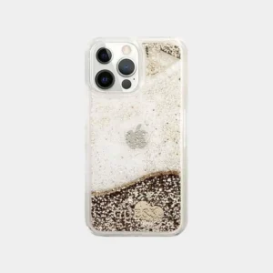 GUESS iphone telefontok aranysárga-átlátszó