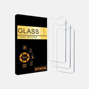 Törés és karcálló edzett üvegfólia 3darabos iPhone11/12/13/14 - szarvasbőr törlőkendővel