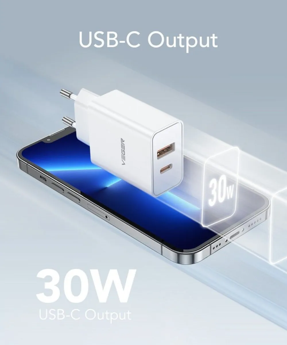 VEGER USB fali töltőfej QC3.0 + PD - Image 7