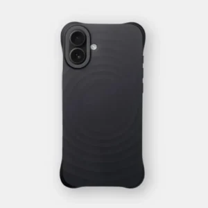 Silicon Zephyr Cover Black iPhone 16 Plus tok