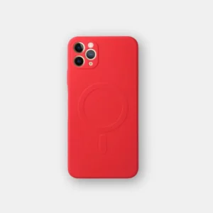 MattMag Silicone-Shield red iPhone 13 Pro Max tok