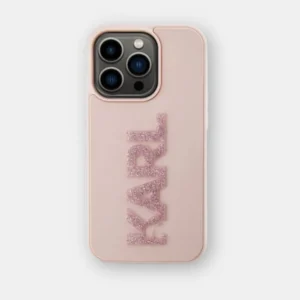 Karl Lagerfeld 3D Logo Glitter iPhone 15 Pro tok